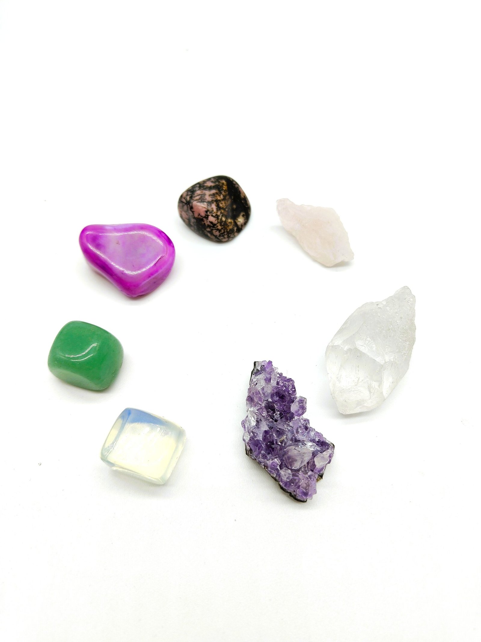 Kit de 7 Cuarzos y piedras naturales Amor - Imagen 4