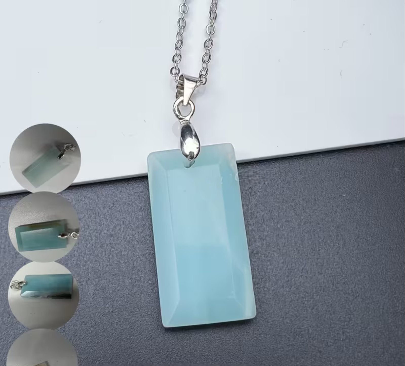 Collar Amazonita natural