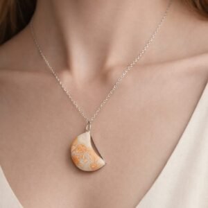 Collar Luna Ágata Roseta