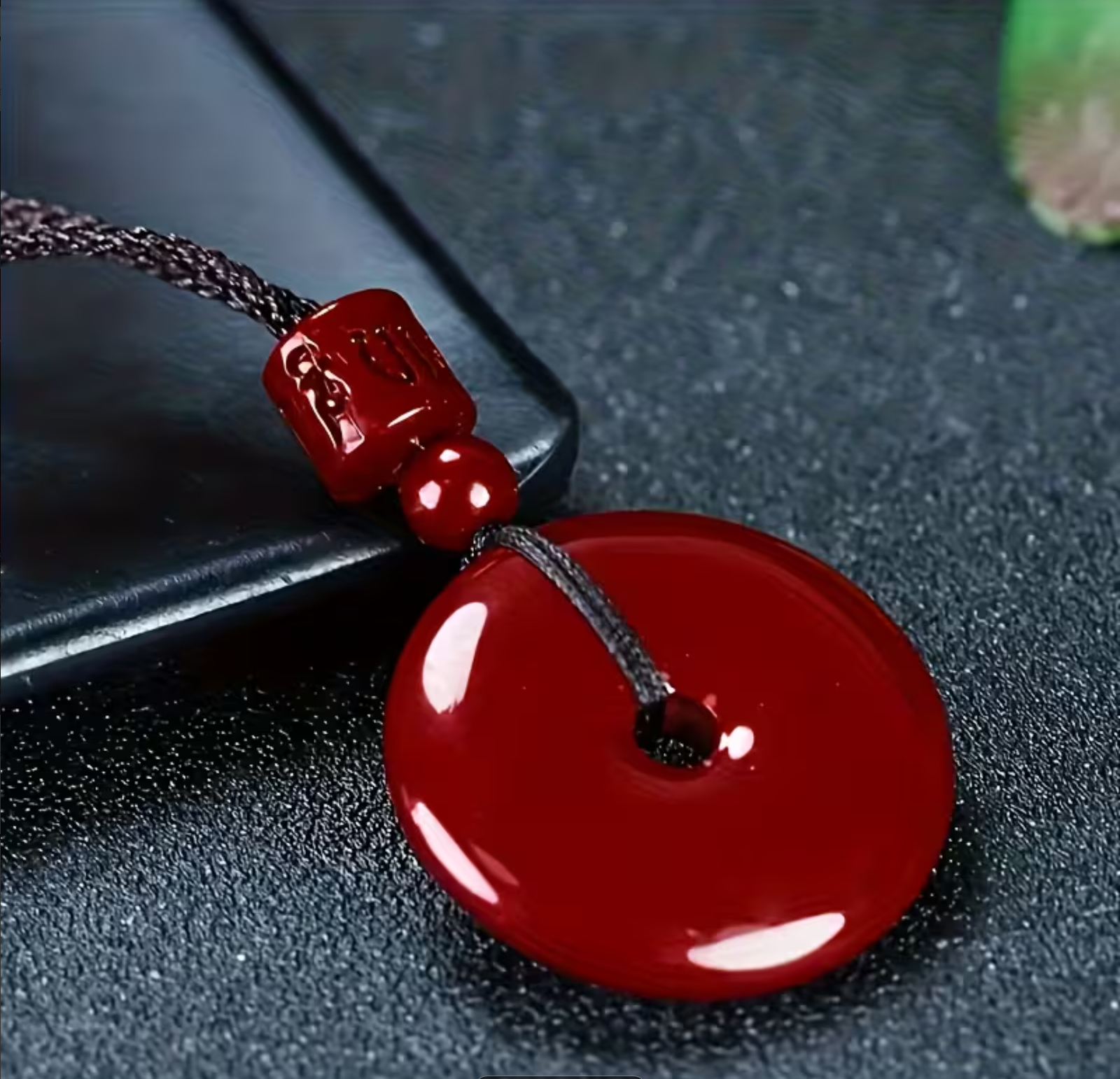 Collar Amuleto cinabrio - Imagen 3