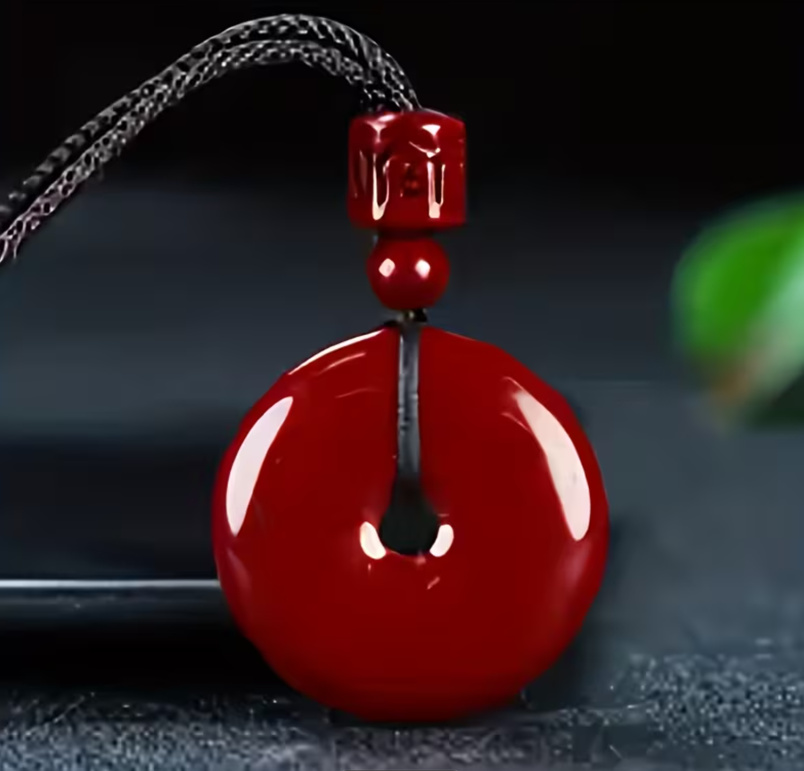 Collar Amuleto cinabrio - Imagen 4