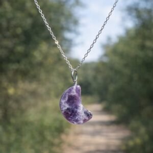 Collar luna amatista