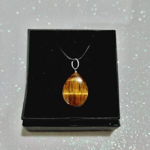 Collar óvalo ojo de tigre