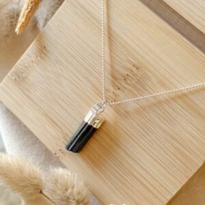 Collar turmalina negra