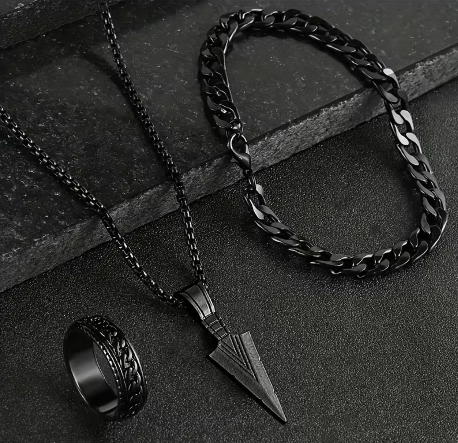 Juego de 3 piezas minimalismo dark - Imagen 3