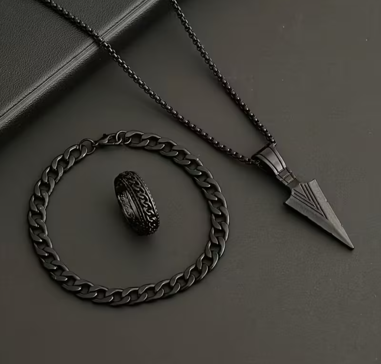 Juego de 3 piezas minimalismo dark - Imagen 2