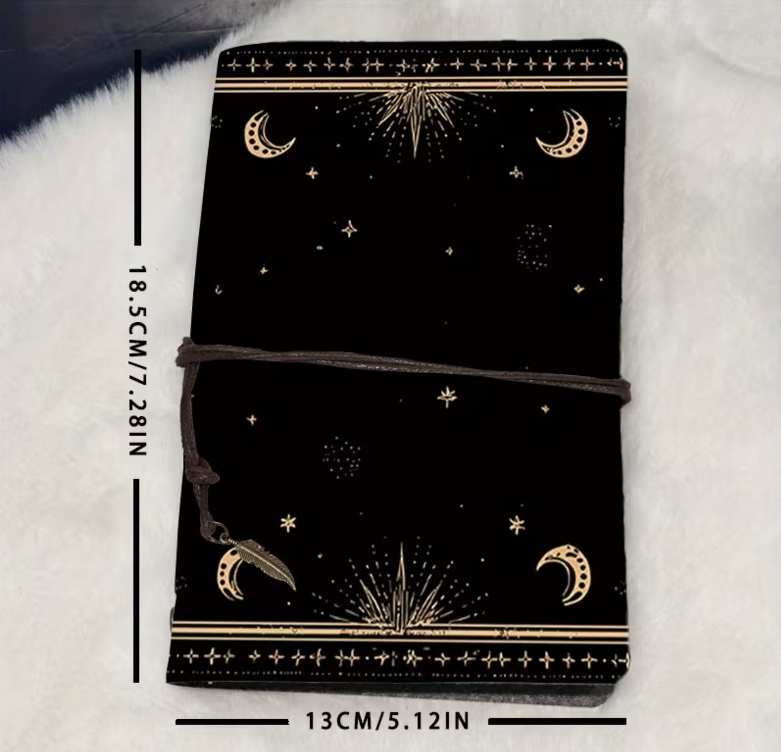 Cuaderno artesanal destellos de luna - Imagen 7