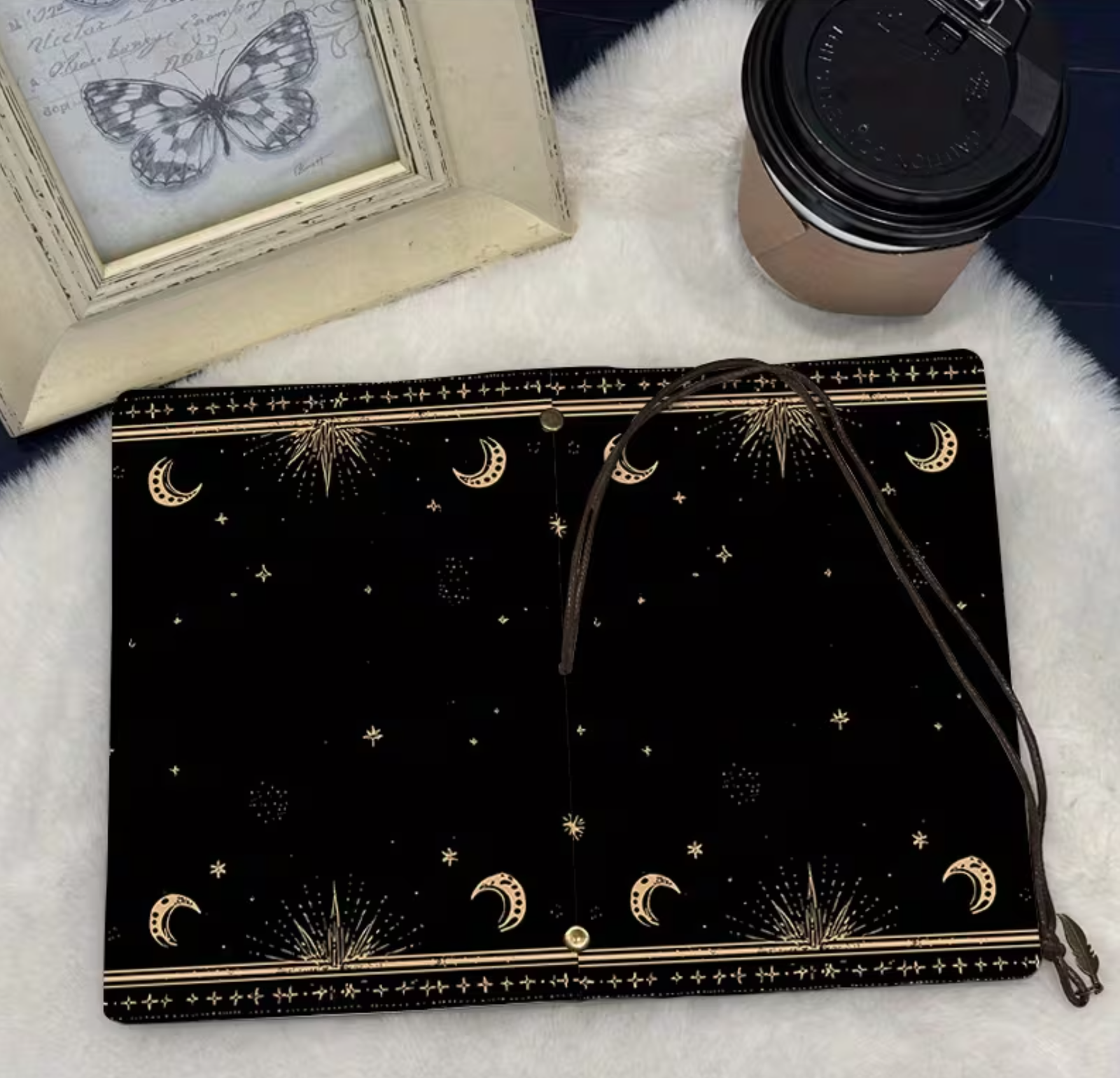 Cuaderno artesanal destellos de luna - Imagen 4