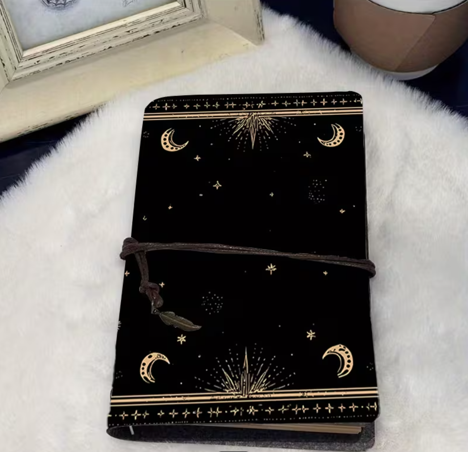 Cuaderno artesanal destellos de luna - Imagen 5