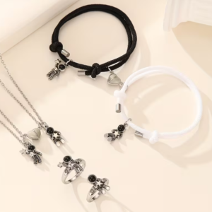 Juego de 6 piezas pareja amor astronautas