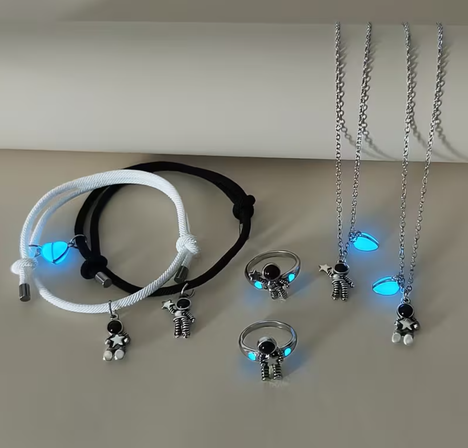 Juego de 6 piezas pareja amor astronautas - Imagen 5