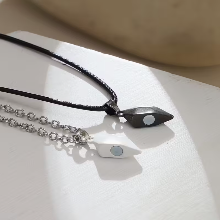 Juego de 6 piezas joyería pareja love minimalista - Imagen 5