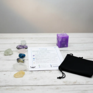 Kit de 7 Cuarzos y piedras naturales Piscis