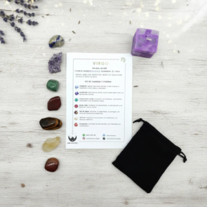 Kit de 7 Cuarzos y piedras naturales Virgo