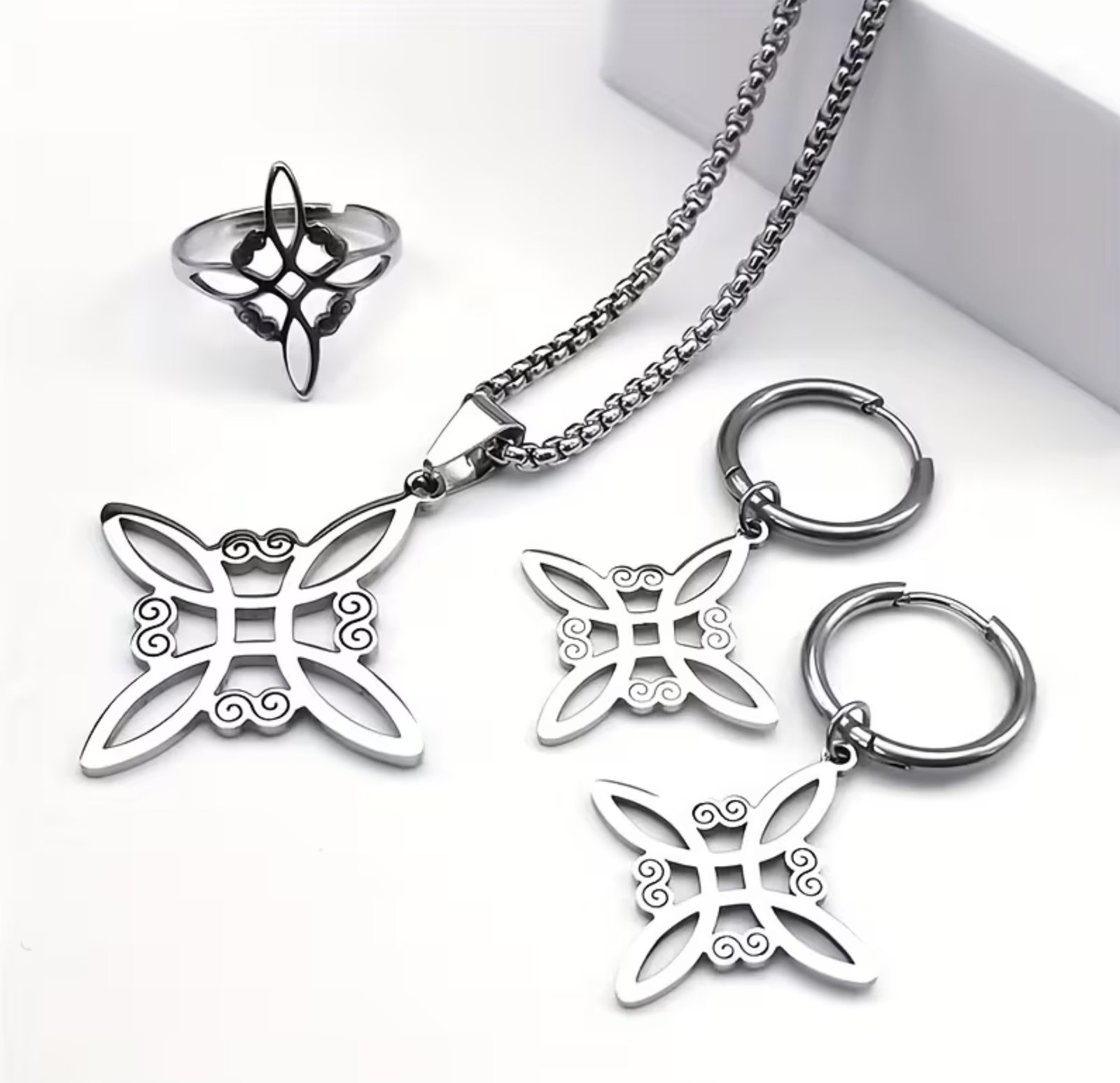 Set de 4 piezas Nudo de Bruja