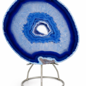 Laja agata azul brillosa