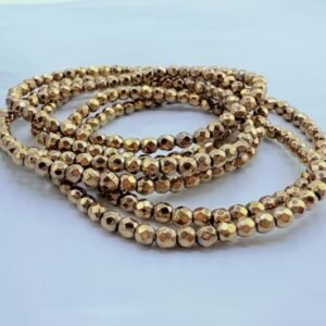 2 pulseras de pirita