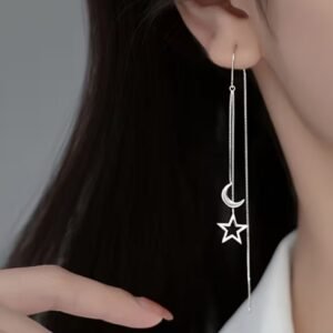 Aretes de estrella y luna
