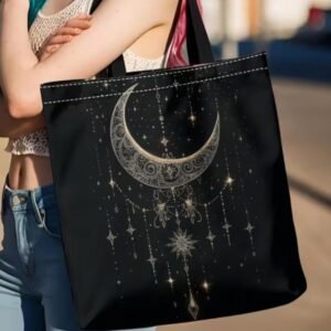 Bolsa de luna con estrellas