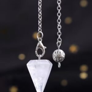 Péndulo de cuarzo blanco