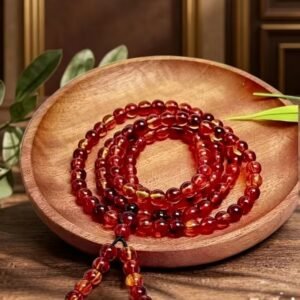 Pulsera de ámbar de cuentas