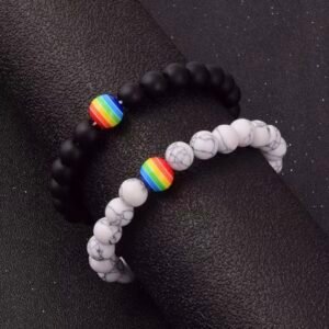 Set de 2 pulseras equilibrio pride